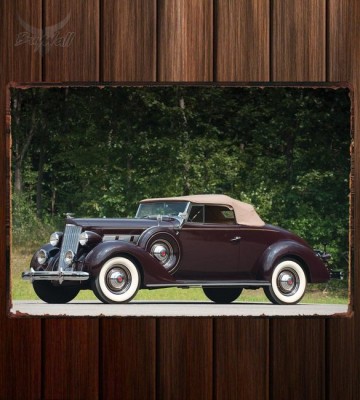 Металлическая табличка Packard 120 Convertible Coupe 509